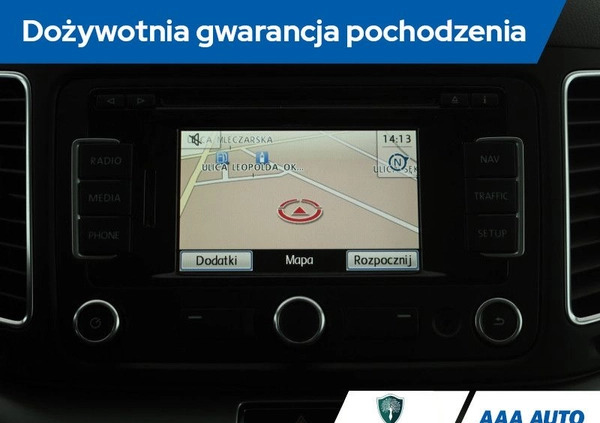 Volkswagen Sharan cena 55000 przebieg: 220560, rok produkcji 2014 z Trzcińsko-Zdrój małe 211